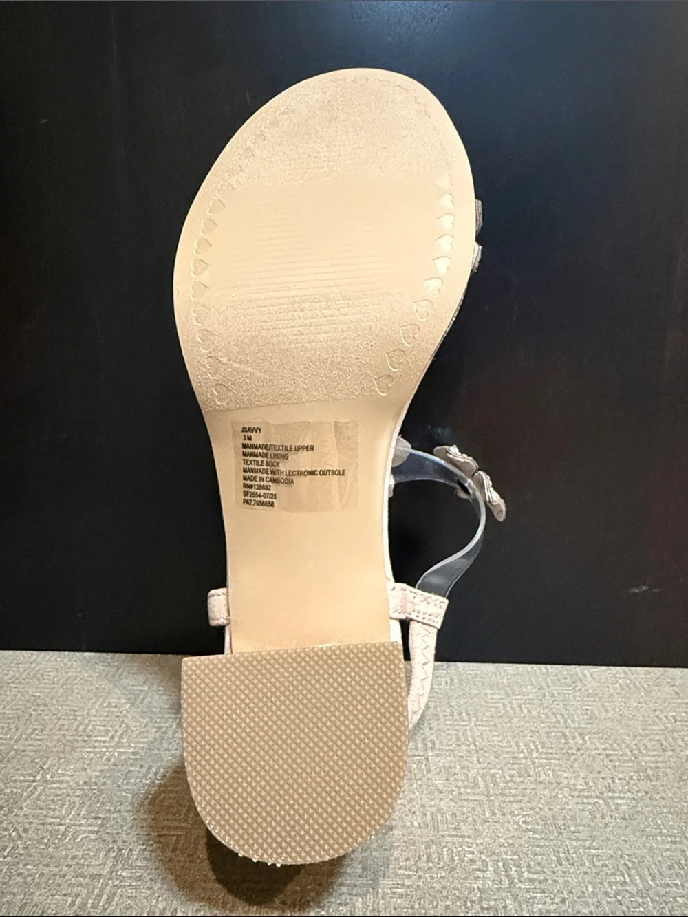 Steve Madden Blush Pink Rhinestone Floral T-Strap Heels